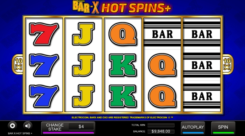 Bar-X Hot Spins